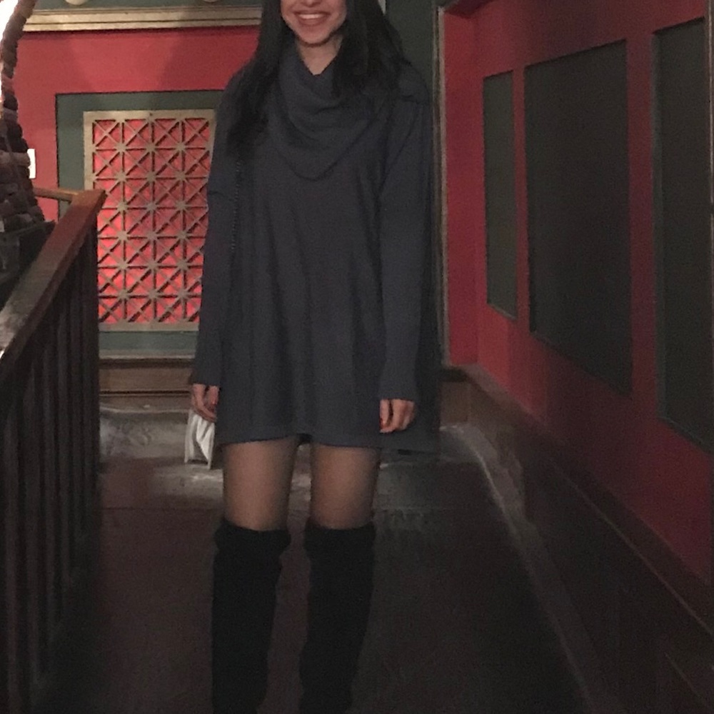 WINDSOR turtleneck sweater dress